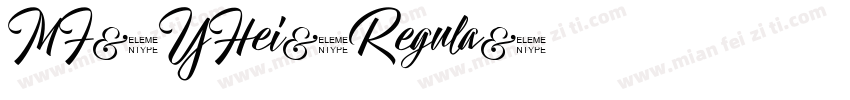 MF-YHei-Regula字体转换