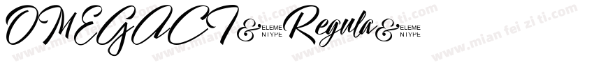 OMEGACT-Regula字体转换