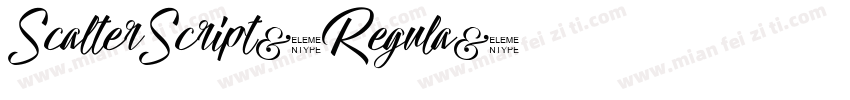 ScalterScript-Regula字体转换