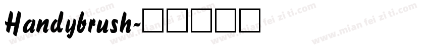 Handybrush字体转换