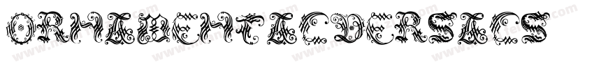 OrnamentalVersals字体转换
