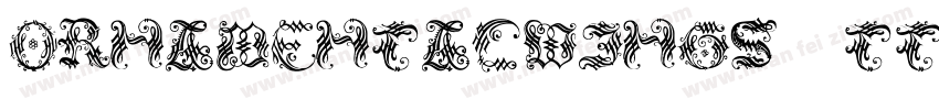 OrnamentalWings.ttf字体转换