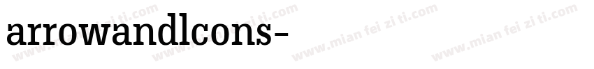 arrowandlcons字体转换