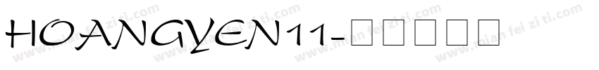 HoangYen11字体转换