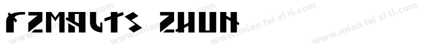FZMALTS_ZHUN字体转换
