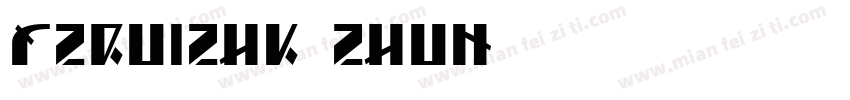 FZRUIZHK_ZHUN字体转换