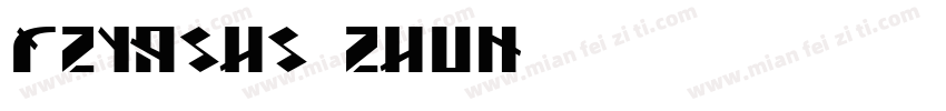 FZYASHS_ZHUN字体转换