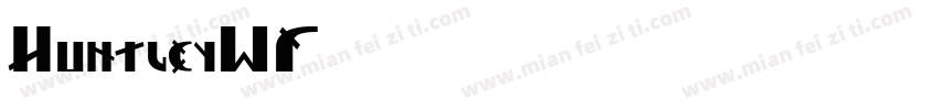 HuntleyWF字体转换
