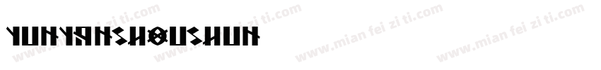 yunyanshoushun字体转换
