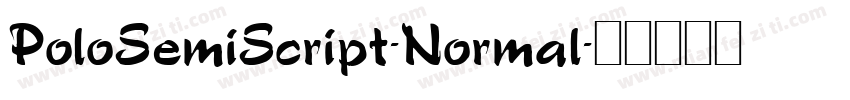 PoloSemiScript-Normal字体转换