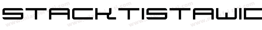 Stacktistawide字体转换