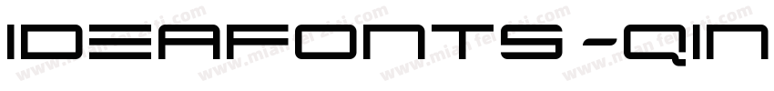 ideafonts-qinghuaxin字体转换