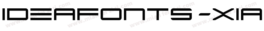 ideafonts-xiaoqingso字体转换