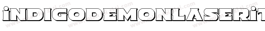 IndigoDemonLaserItalic字体转换