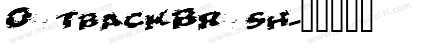 OutbackBrush字体转换