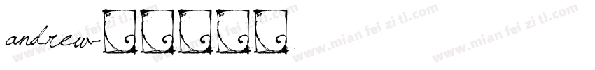 andrew字体转换