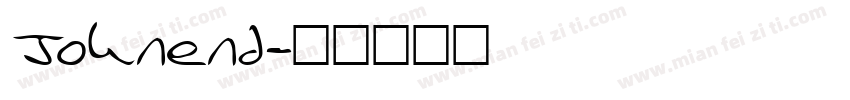 Johnend字体转换