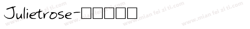 Julietrose字体转换