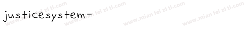 justicesystem字体转换