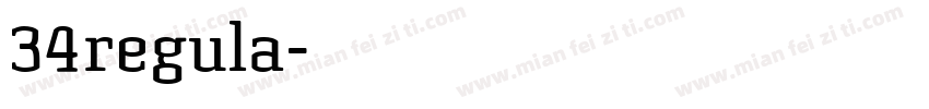 34regula字体转换