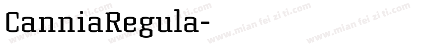 CanniaRegula字体转换