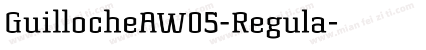 GuillocheAW05-Regula字体转换