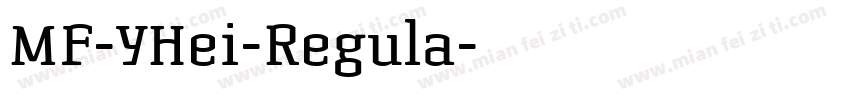 MF-YHei-Regula字体转换