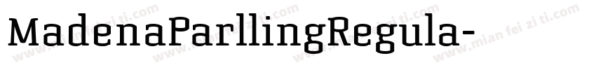 MadenaParllingRegula字体转换