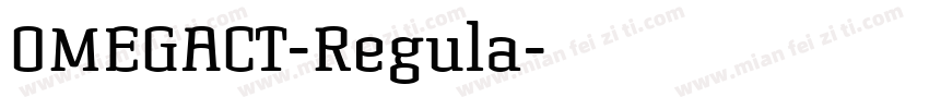 OMEGACT-Regula字体转换