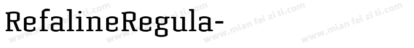 RefalineRegula字体转换