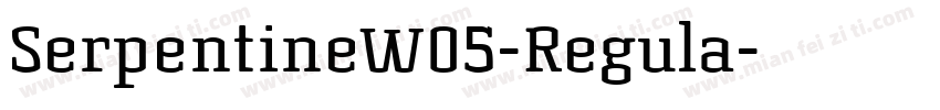 SerpentineW05-Regula字体转换