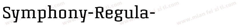Symphony-Regula字体转换