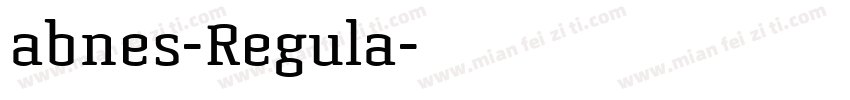 abnes-Regula字体转换