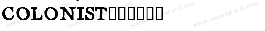 COLONIST字体转换