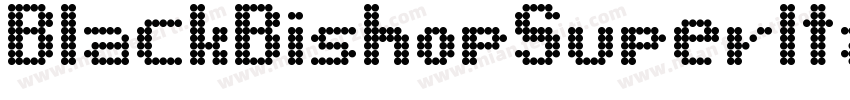 BlackBishopSuperItalic-BJ8x字体转换