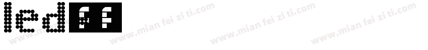 led中字体转换