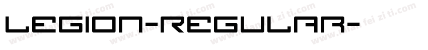 Legion-Regular字体转换