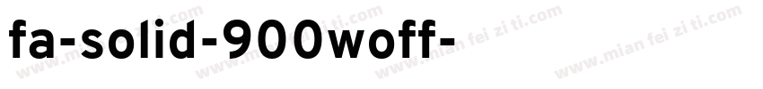 fa-solid-900woff字体转换