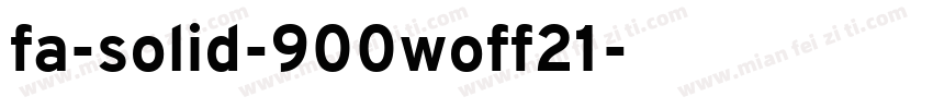 fa-solid-900woff21字体转换