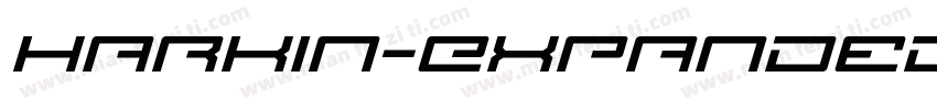 Harkin-ExpandedItali字体转换