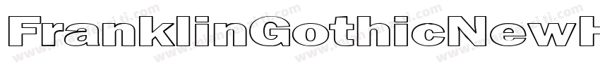 FranklinGothicNewHe字体转换