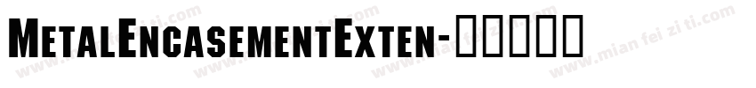 MetalEncasementExten字体转换