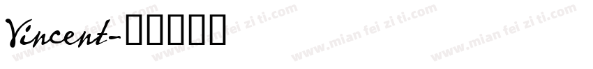 Vincent字体转换
