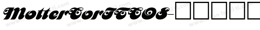 MotterCorITCOS字体转换
