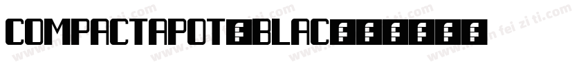 CompactaPOT-Blac字体转换