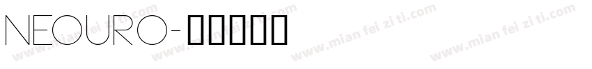 neouro字体转换