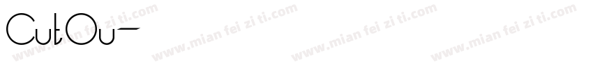 CutOu字体转换