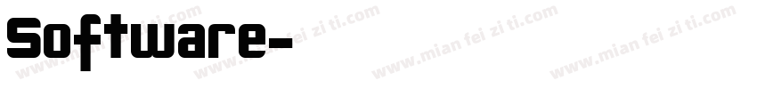 Software字体转换