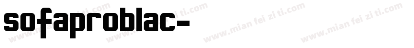 sofaproblac字体转换