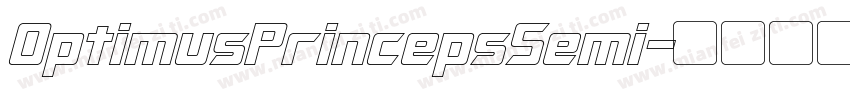 OptimusPrincepsSemi字体转换